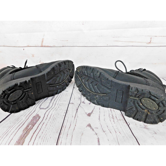 Men\'s Wolverine Boots Size 7.5 Work Black Leather Steel Toe 201291 Bulldozer 2.0 main image 5